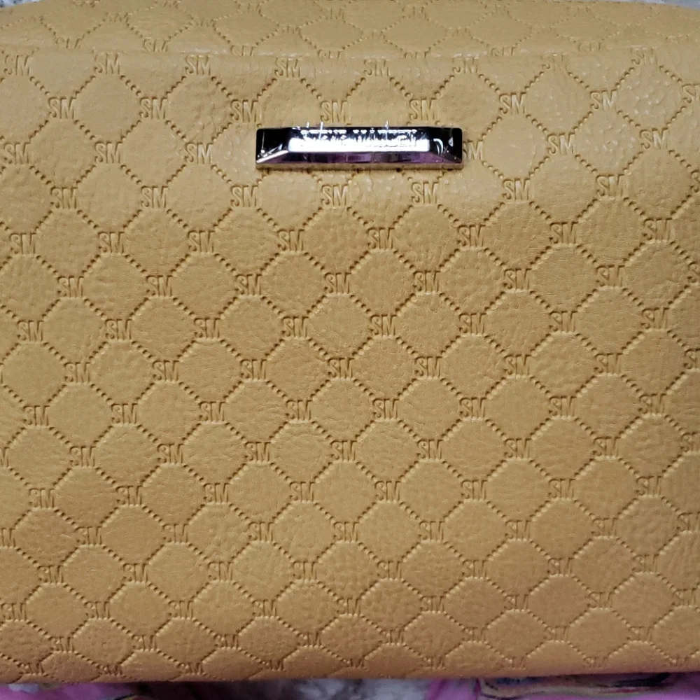 Steve Madden Large Double Zip Cosmetic Case Bag NWT